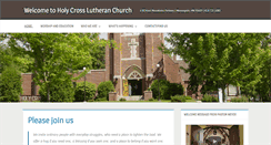 Desktop Screenshot of holycrossmpls.org